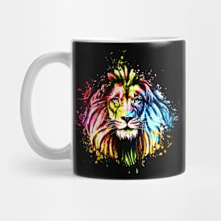 Lion watercolor Mug